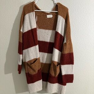 Dreamers Multicolor Striped Cardigan